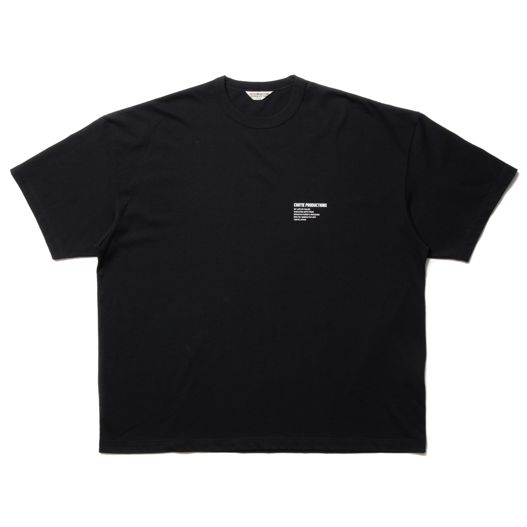 画像: COOTIE PRODUCTIONS/C/R Smooth Jersey S/S Tee（Black）［スムースジャージT-23春夏］