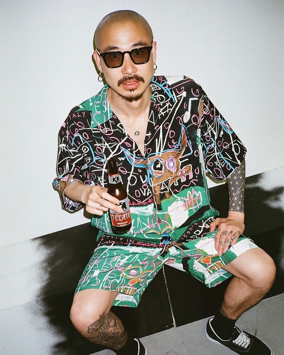 画像: WACKO MARIA/JEAN-MICHEL BASQUIAT / HAWAIIAN SHIRT（ONE）［ハワイアンシャツ-23春夏］