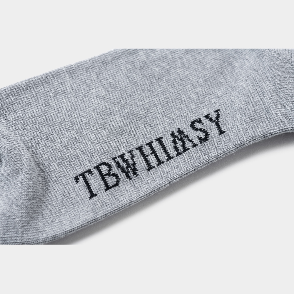 画像: TIGHTBOOTH/ACID LOGO SOCKS（Gray） 【20%OFF】［アシッドロゴソックス-23春夏］