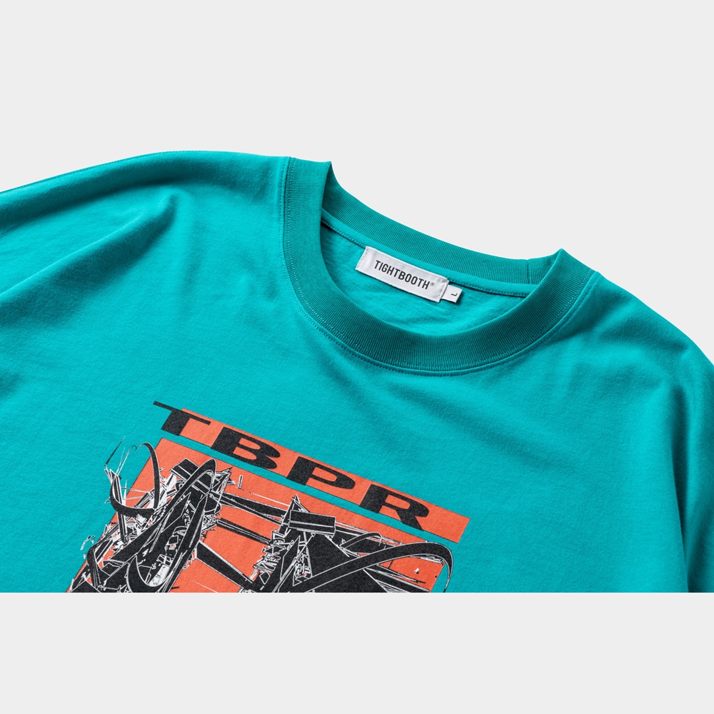 画像: TIGHTBOOTH/EXTEND.P.D T-SHIRT（Turquoise） 【20%OFF】［プリントT-23春夏］