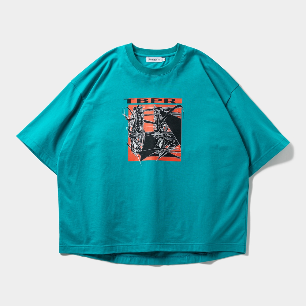 画像: TIGHTBOOTH/EXTEND.P.D T-SHIRT（Turquoise） 【20%OFF】［プリントT-23春夏］