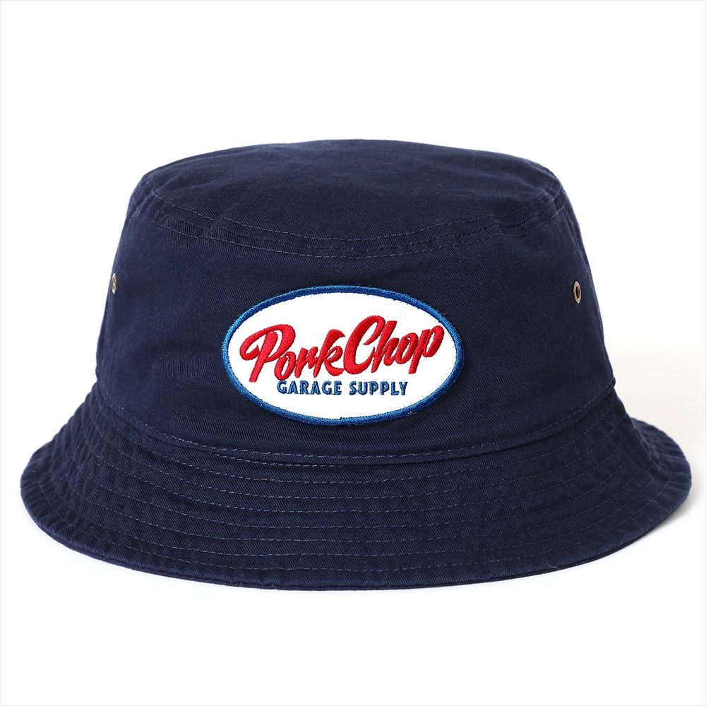 画像: PORKCHOP/OVAL BUCKET HAT（NAVY）［バケットハット-23春夏］