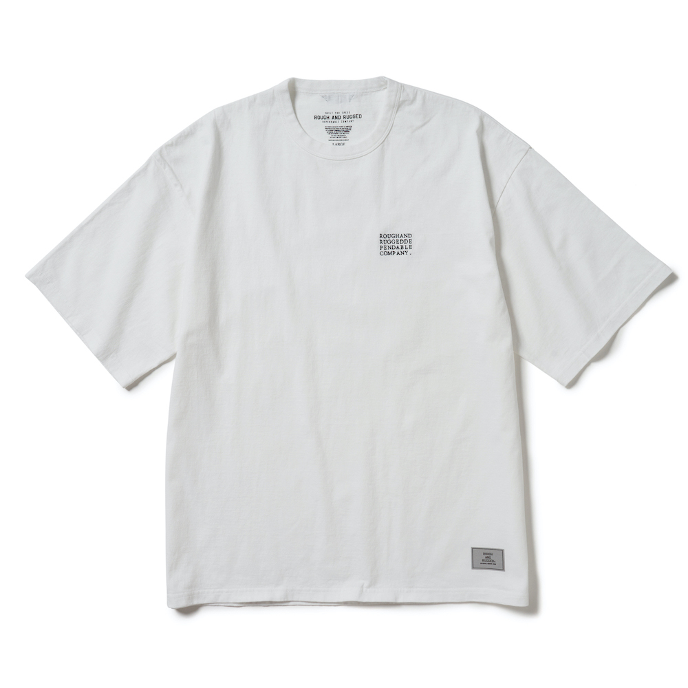 画像: ROUGH AND RUGGED/MIL SS（WHITE） 【30%OFF】［刺繍T-23春夏］