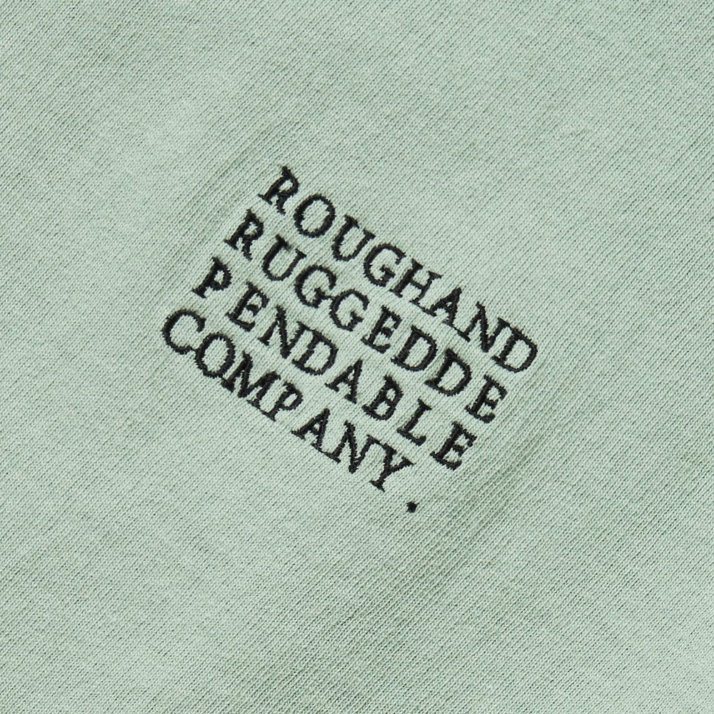 画像: ROUGH AND RUGGED/MIL SS（SAGE GREEN） 【30%OFF】［刺繍T-23春夏］