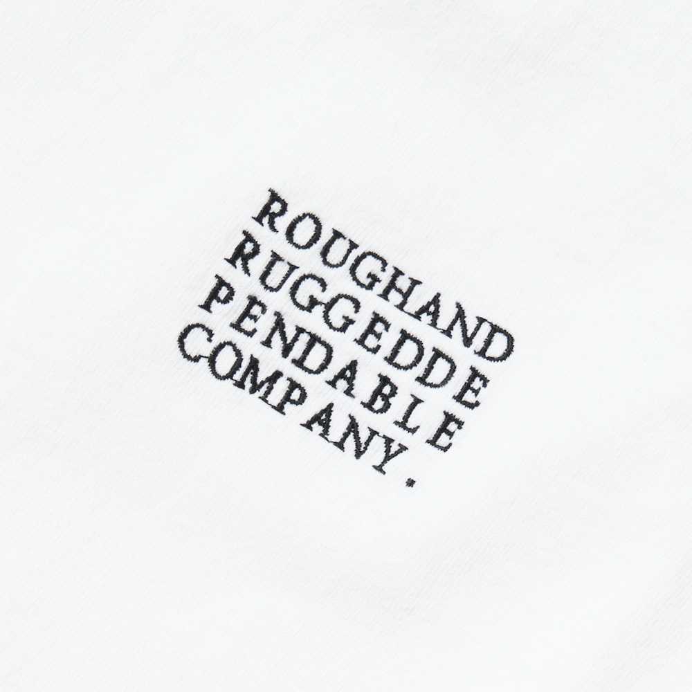 画像: ROUGH AND RUGGED/MIL SS（WHITE） 【30%OFF】［刺繍T-23春夏］