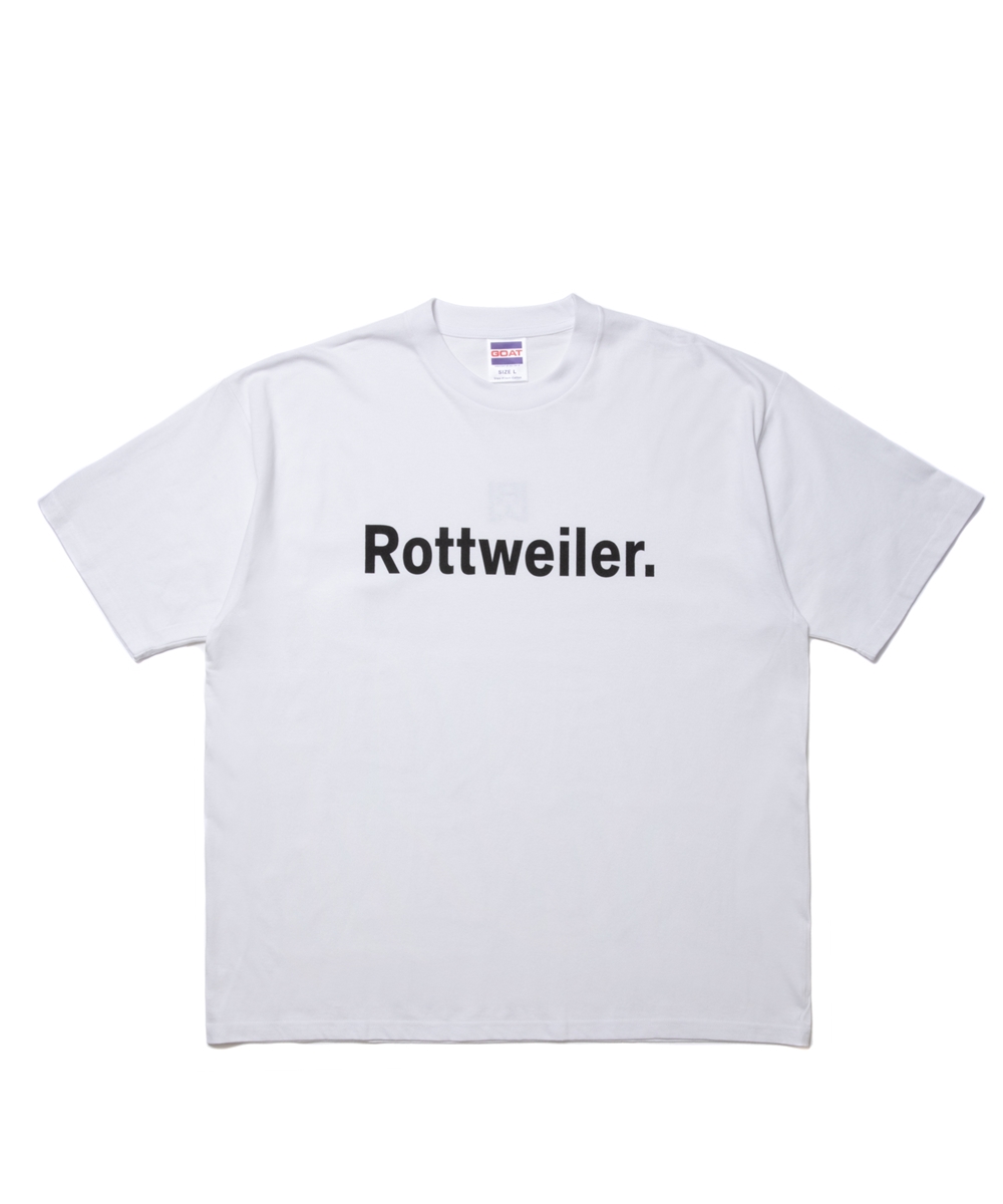ROTTWEILER/CLASSIC LOGO TEE（WHITE）［プリントT-23秋冬］ - JONAS