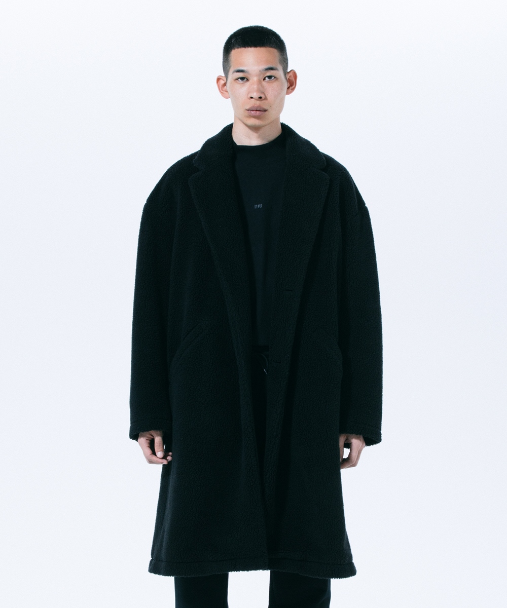 画像: ROTTWEILER/R9 BOA COAT（BLACK） 【30%OFF】［ボアコート-23秋冬］