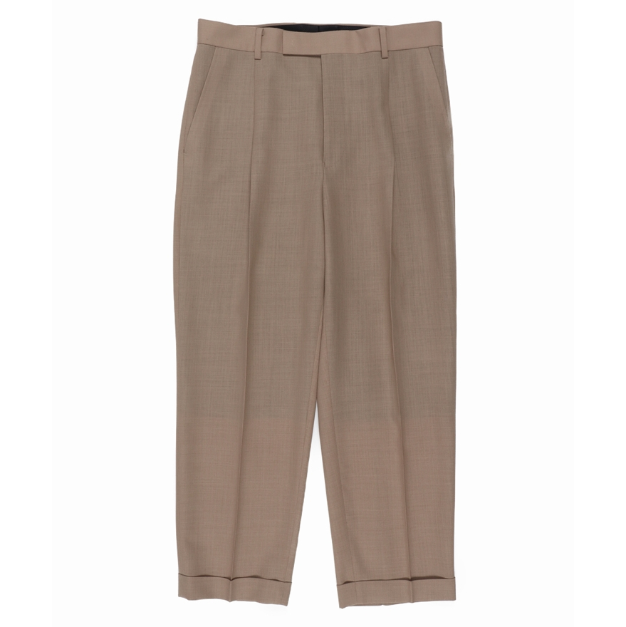 画像: WACKO MARIA/DORMEUIL / PLEATED TROUSERS（TYPE-2）（BEIGE）［ワンタックスラックス(TYPE-2)-23春夏］