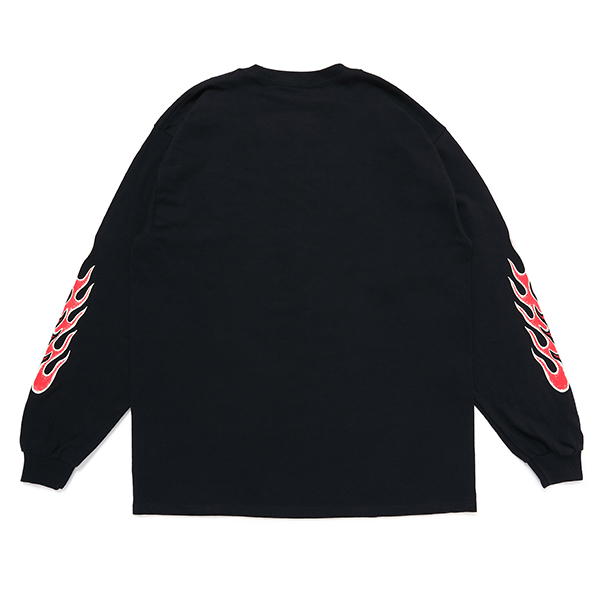 画像: CHALLENGER/L/S DOWNHILL TEE（BLACK）［プリント長袖T-23秋冬］