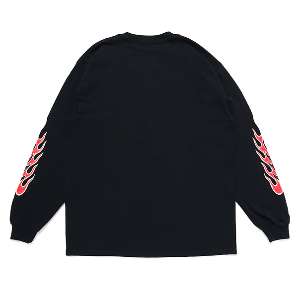 画像: CHALLENGER/L/S DOWNHILL TEE（BLACK）［プリント長袖T-23秋冬］