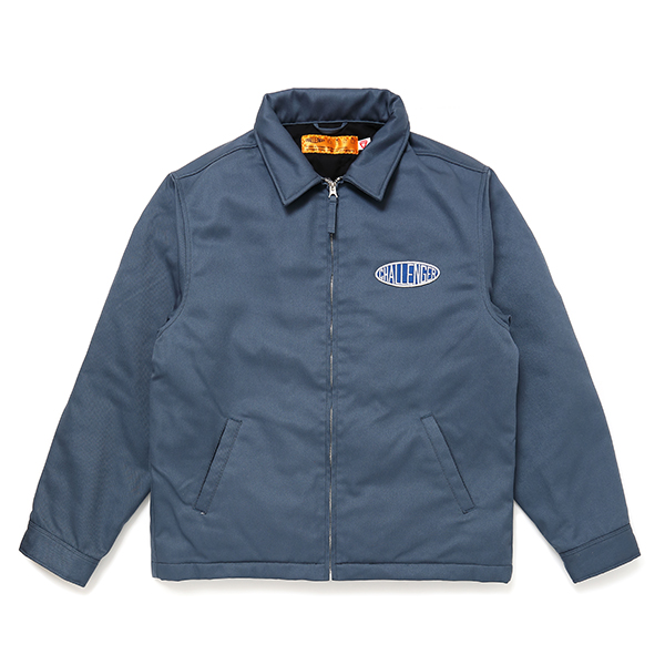 画像: CHALLENGER/LOGO WORK JACKET（BLUE GRAY）［ロゴワークJKT-23秋冬］