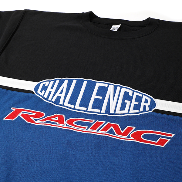 画像: CHALLENGER/CMC RACING SWEAT（BLUE/BLACK）［クルーネックスウェット-23秋冬］