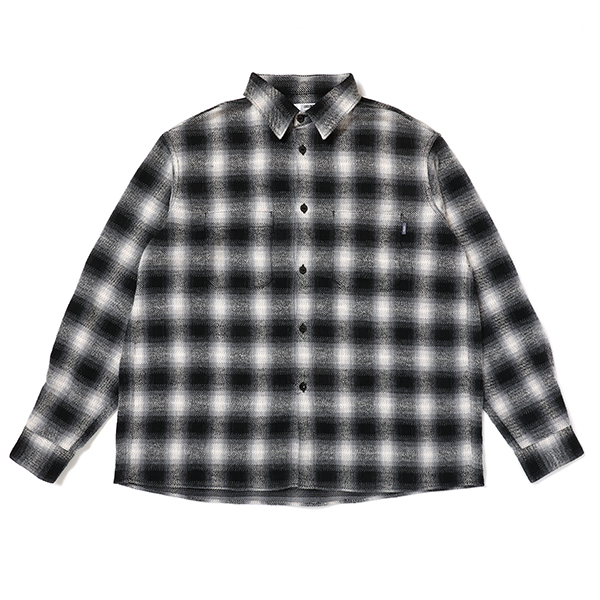 画像: CHALLENGER/L/S CHECK WORK SHRIT（GRAY）［チェックワークシャツ-23秋冬］