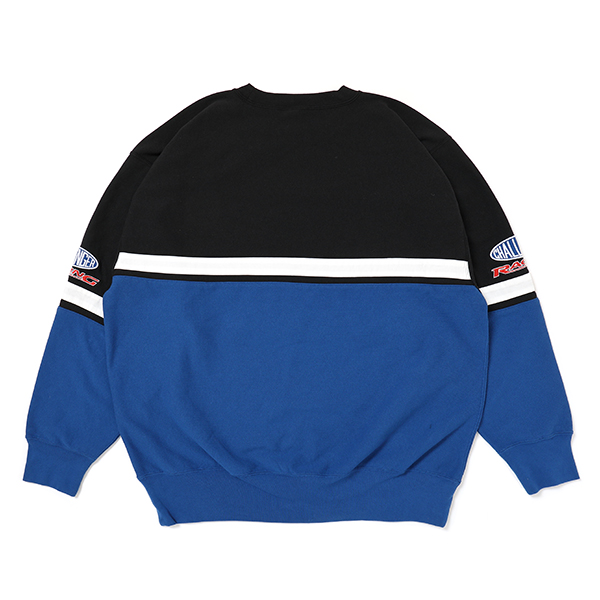 画像: CHALLENGER/CMC RACING SWEAT（BLUE/BLACK）［クルーネックスウェット-23秋冬］