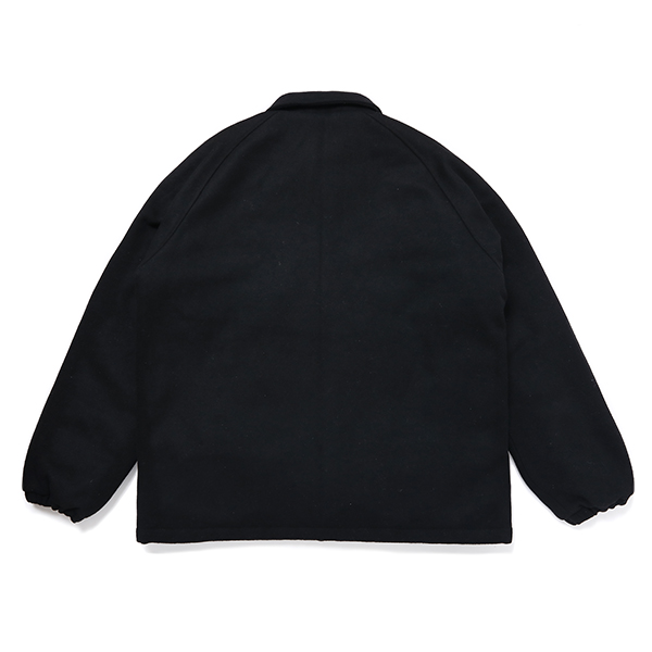 画像: CHALLENGER/MELTON CLUB JACKET（BLACK）［メルトンクラブJKT-23秋冬］