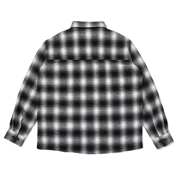 画像: CHALLENGER/L/S CHECK WORK SHRIT（GRAY）［チェックワークシャツ-23秋冬］