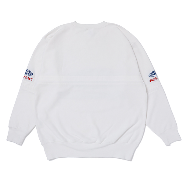 画像: CHALLENGER/CMC RACING SWEAT（WHITE）［クルーネックスウェット-23秋冬］