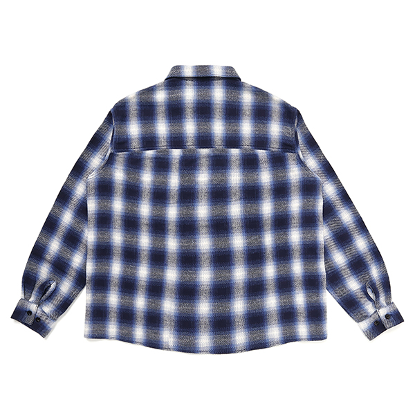 画像: CHALLENGER/L/S CHECK WORK SHRIT（BLUE）［チェックワークシャツ-23秋冬］