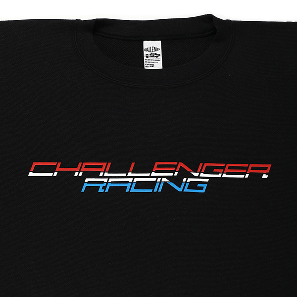 画像: CHALLENGER/RACING LOGO C/N SWEAT（BLACK）［クルーネックスウェット-23秋冬］