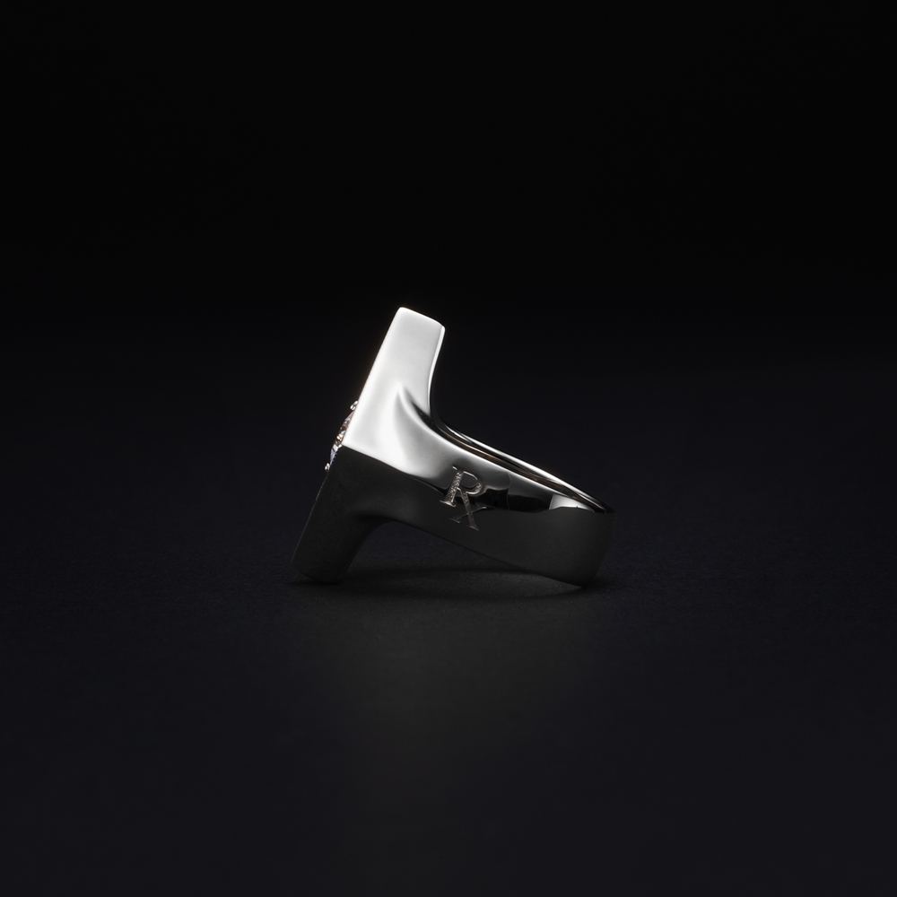 画像: ANTIDOTE BUYERS CLUB/Engraved Diamond Ring（Silver）