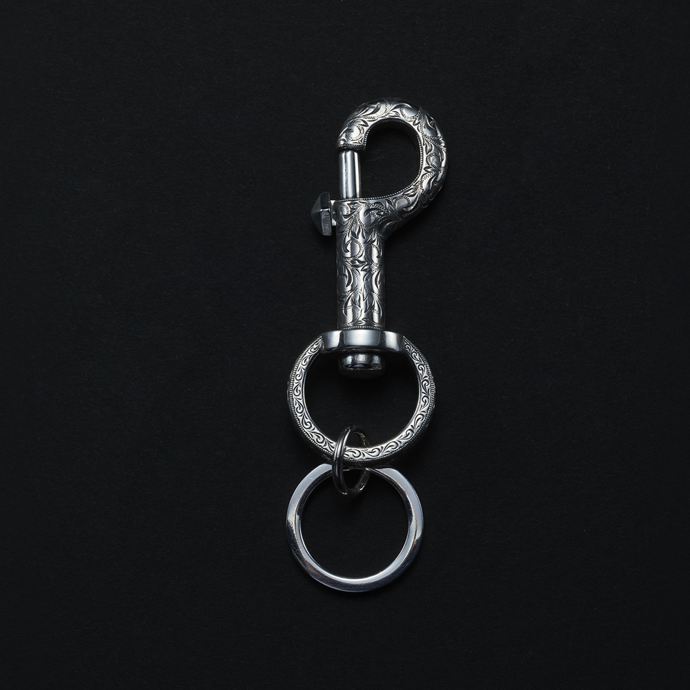 画像: ANTIDOTE BUYERS CLUB/Engraved Key Ring Clip（Silver）