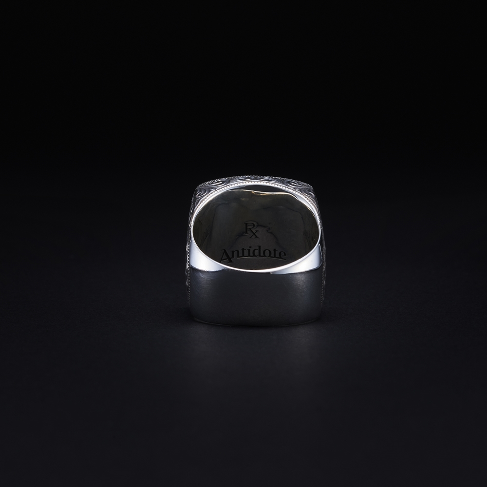 画像: ANTIDOTE BUYERS CLUB/Engraved Mafia Ring（Silver）