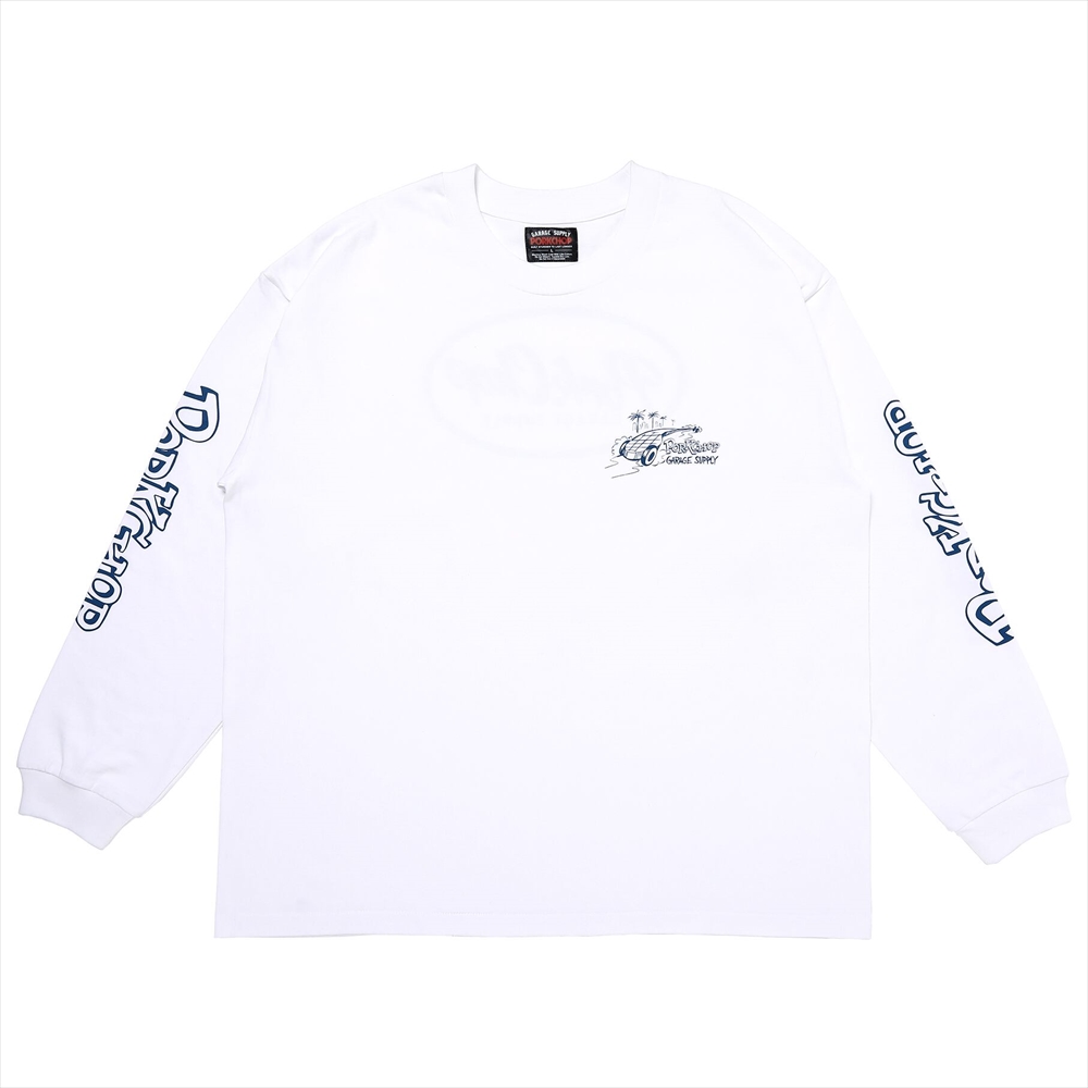 画像: PORKCHOP/PC ROD L/S TEE（WHITE）［プリント長袖T-23春夏］