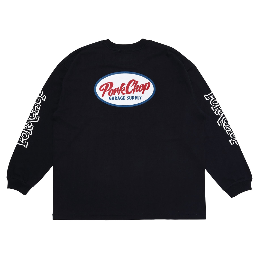 画像: PORKCHOP/PC ROD L/S TEE（BLACK）［プリント長袖T-23春夏］