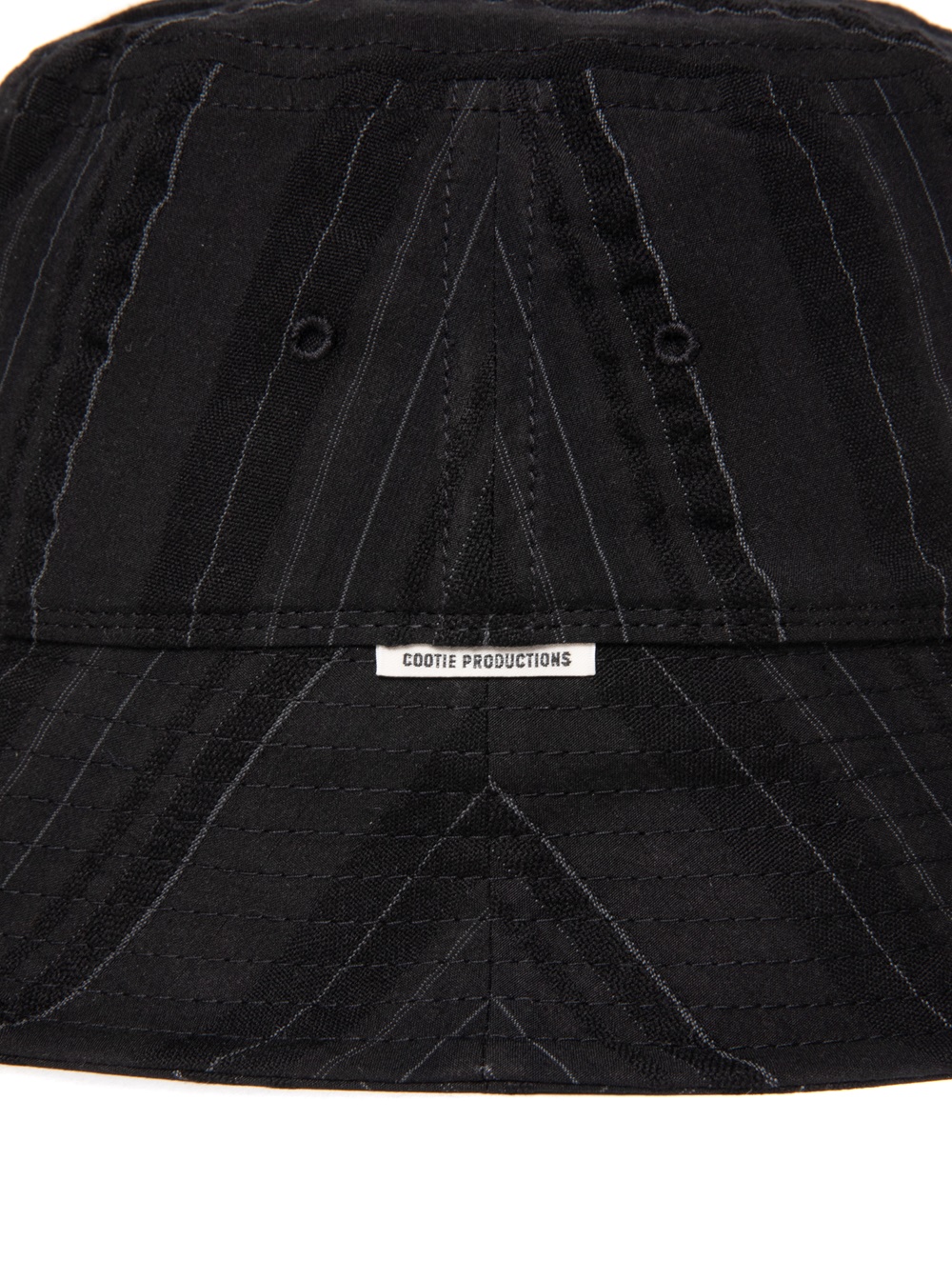 画像: COOTIE PRODUCTIONS/Stripe Sucker Cloth Bucket Hat（Black）［ストライプサッカーバケットハット-23春夏］