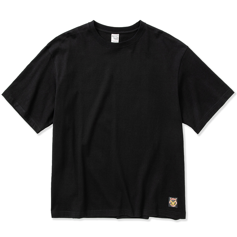 画像: CALEE/Drop shoulder CALEE FOL logo t-shirt（Black） 【50%OFF】［ドロップショルダーT-23春夏］