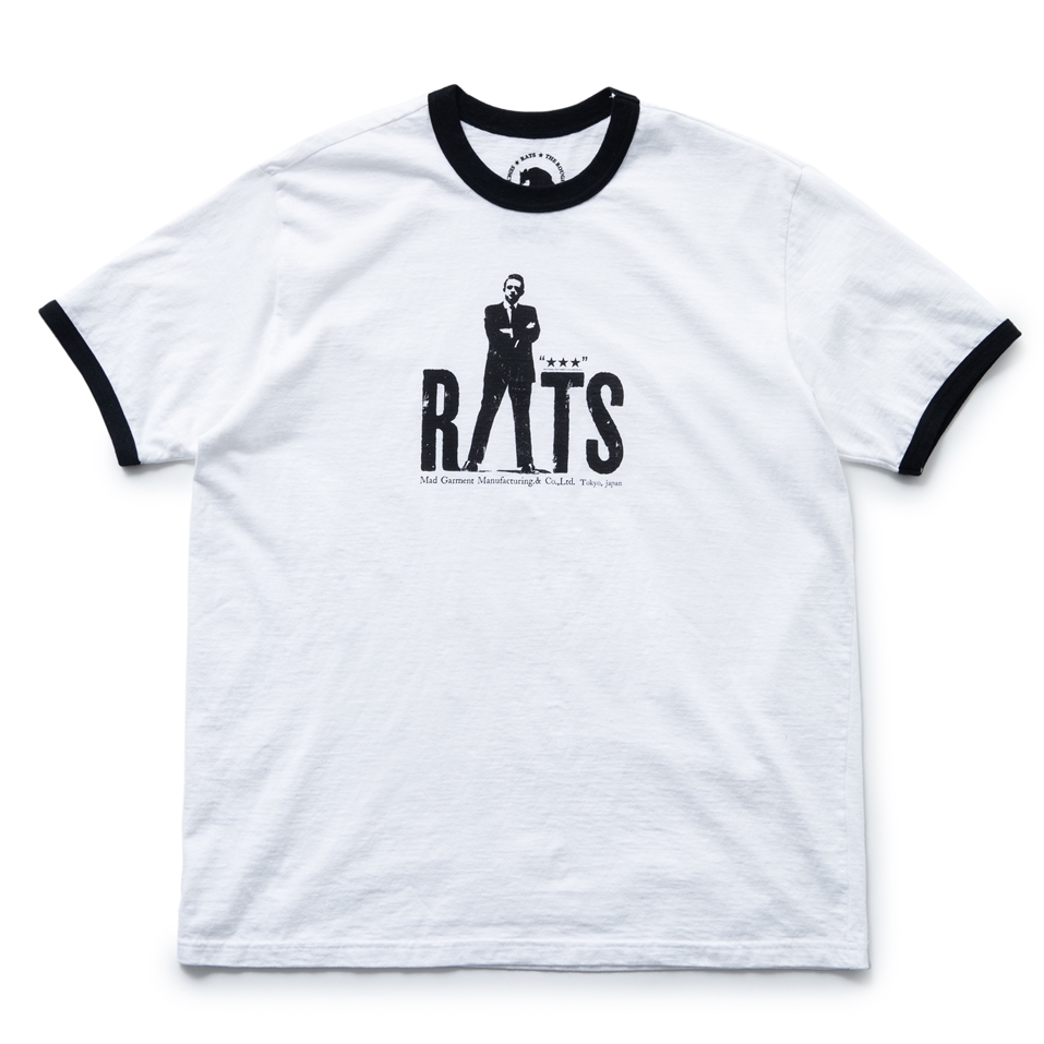 画像: RATS/CASH TRIM TEE（WHITE）［トリムT-23春夏］