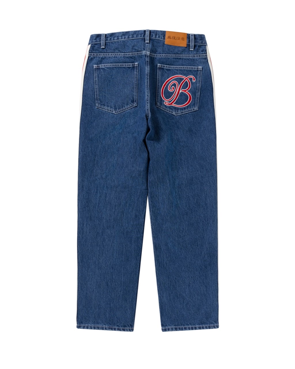 BlackEyePatch/TAPED B EMBLEM DENIM PANTS（INDIGO） - JONAS 