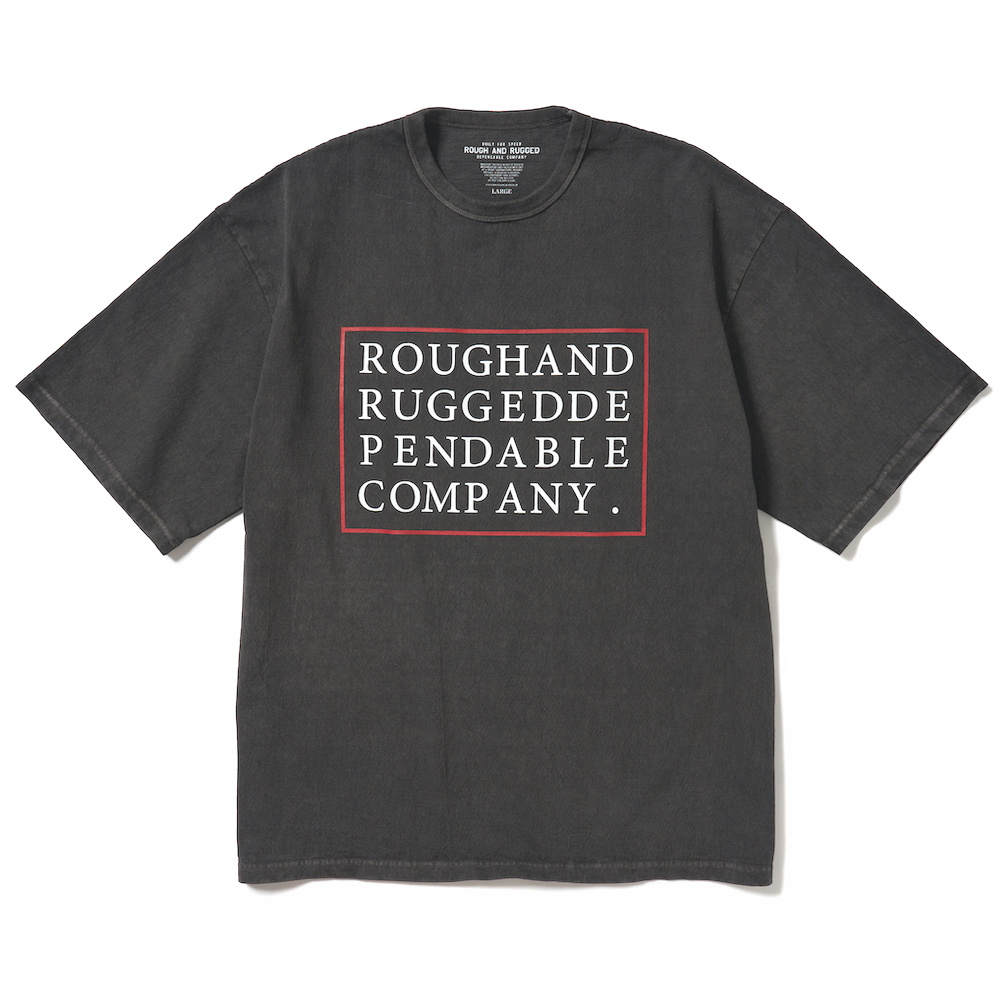 画像: ROUGH AND RUGGED/DESIGN CT-01 / DM（BLACK） 【30%OFF】［プリントT-23春夏］