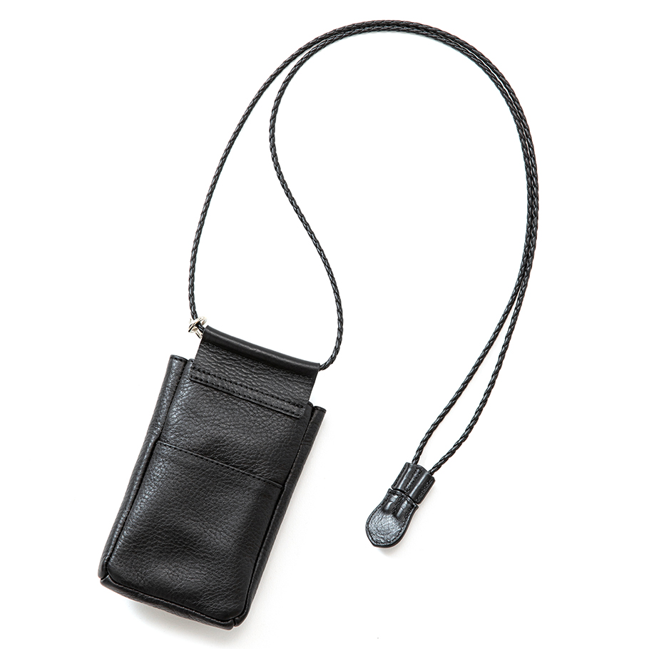 画像: CALEE/Silver star concho smart phone shoulder pouch（Black）［スマートフォンショルダーポーチ-23春夏］