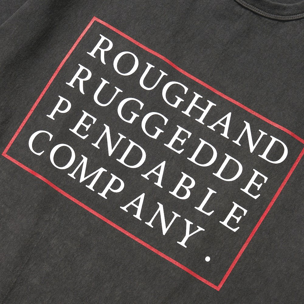 画像: ROUGH AND RUGGED/DESIGN CT-01 / DM（BLACK） 【30%OFF】［プリントT-23春夏］