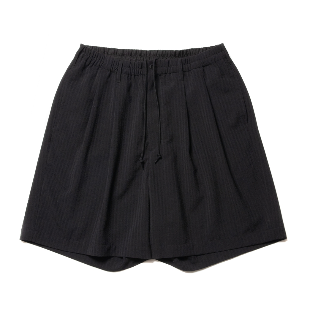 画像: COOTIE PRODUCTIONS/T/W Sucker 2 Tuck Easy Shorts（Black）［T/Wサッカーツータックショーツ-23春夏］