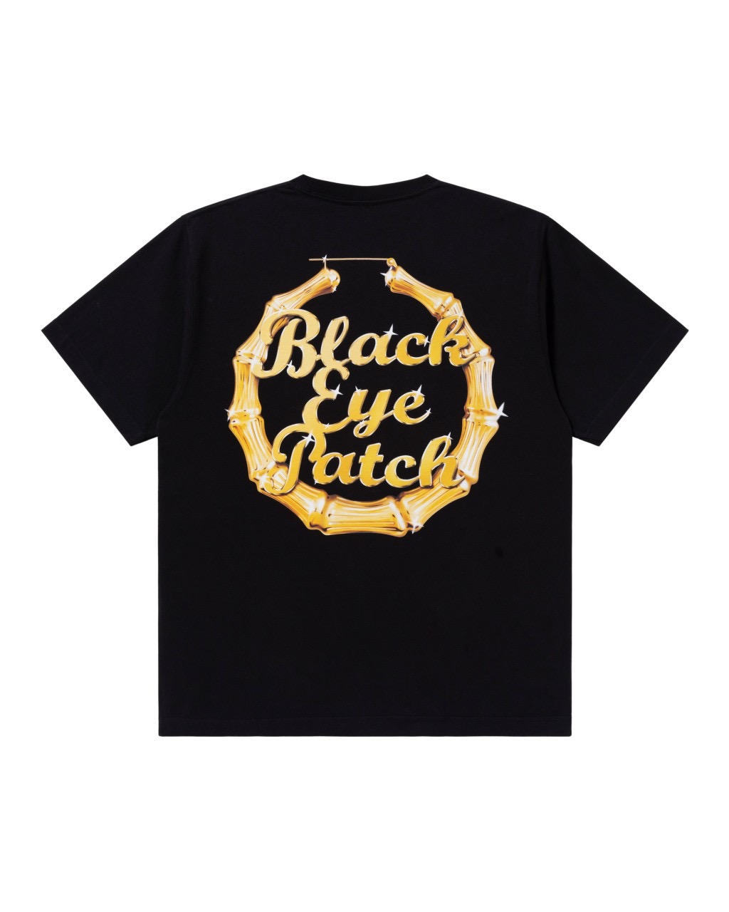 新品】black eye patch HOOP BABY TEE-