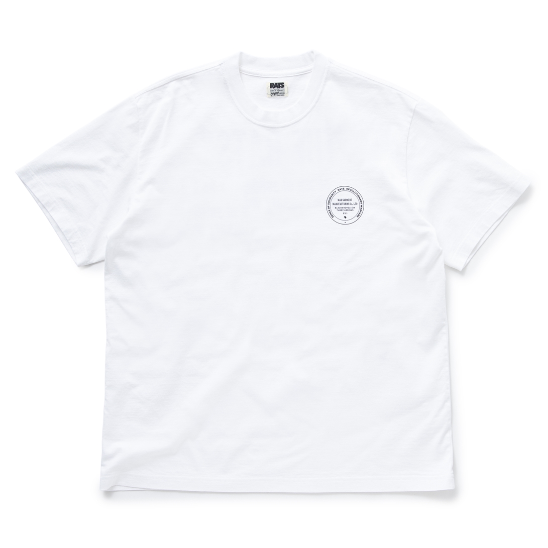 画像: RATS/MAD GARMENT TEE（WHITE）［プリントT-23春夏］