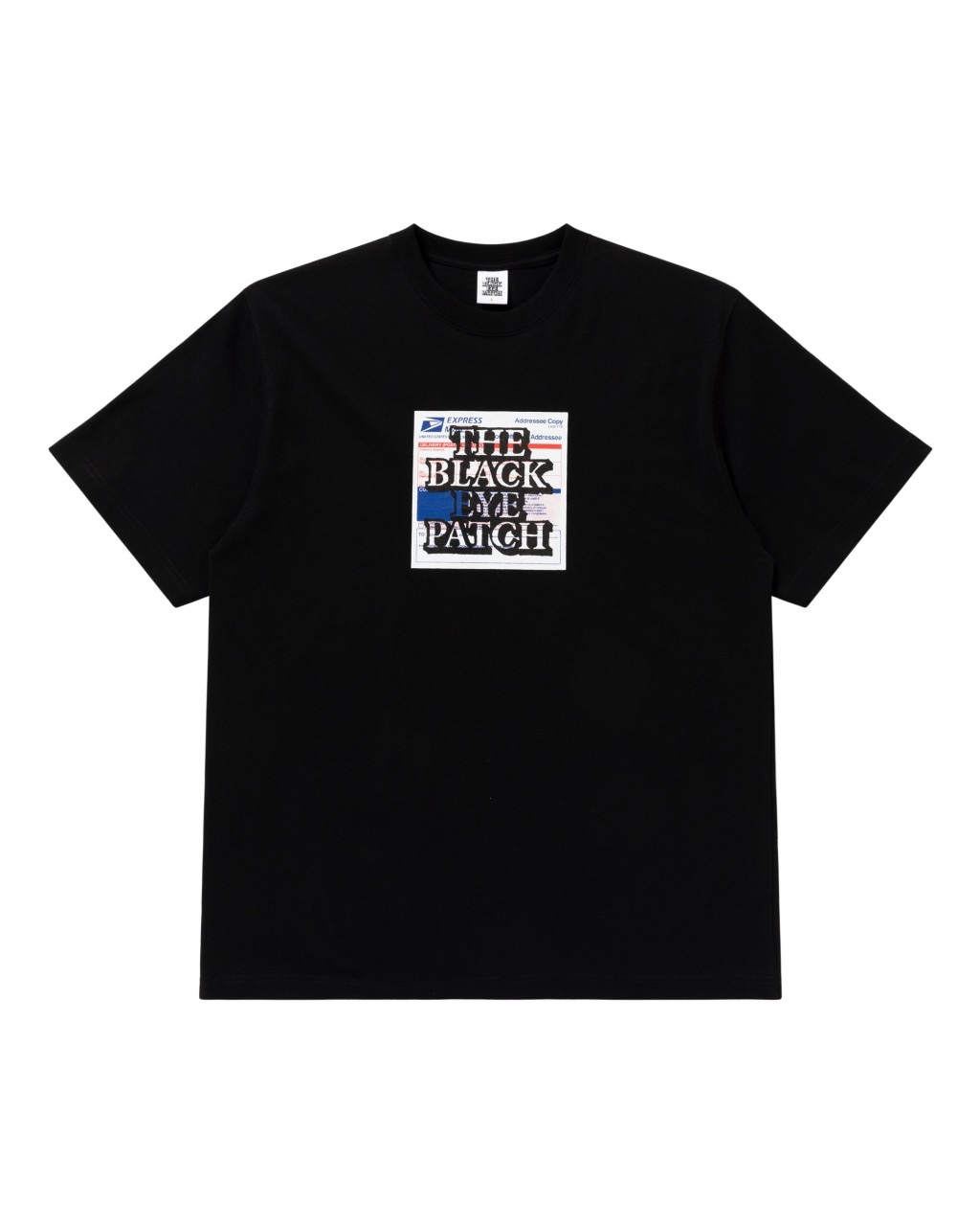 PRIORITY LABEL TEE BLACK S サイズ