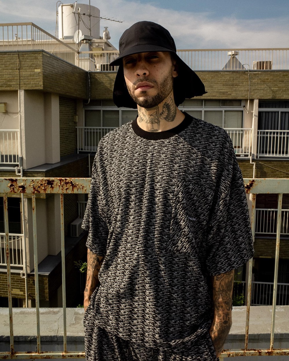 画像: 【40%OFF】TIGHTBOOTH/PILE T-SHIRT（Black）［パイルT-23夏］