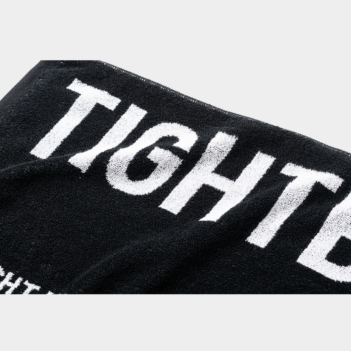 画像: TIGHTBOOTH/LOGO FACE TOWEL（Black）［フェイスタオル-23夏］