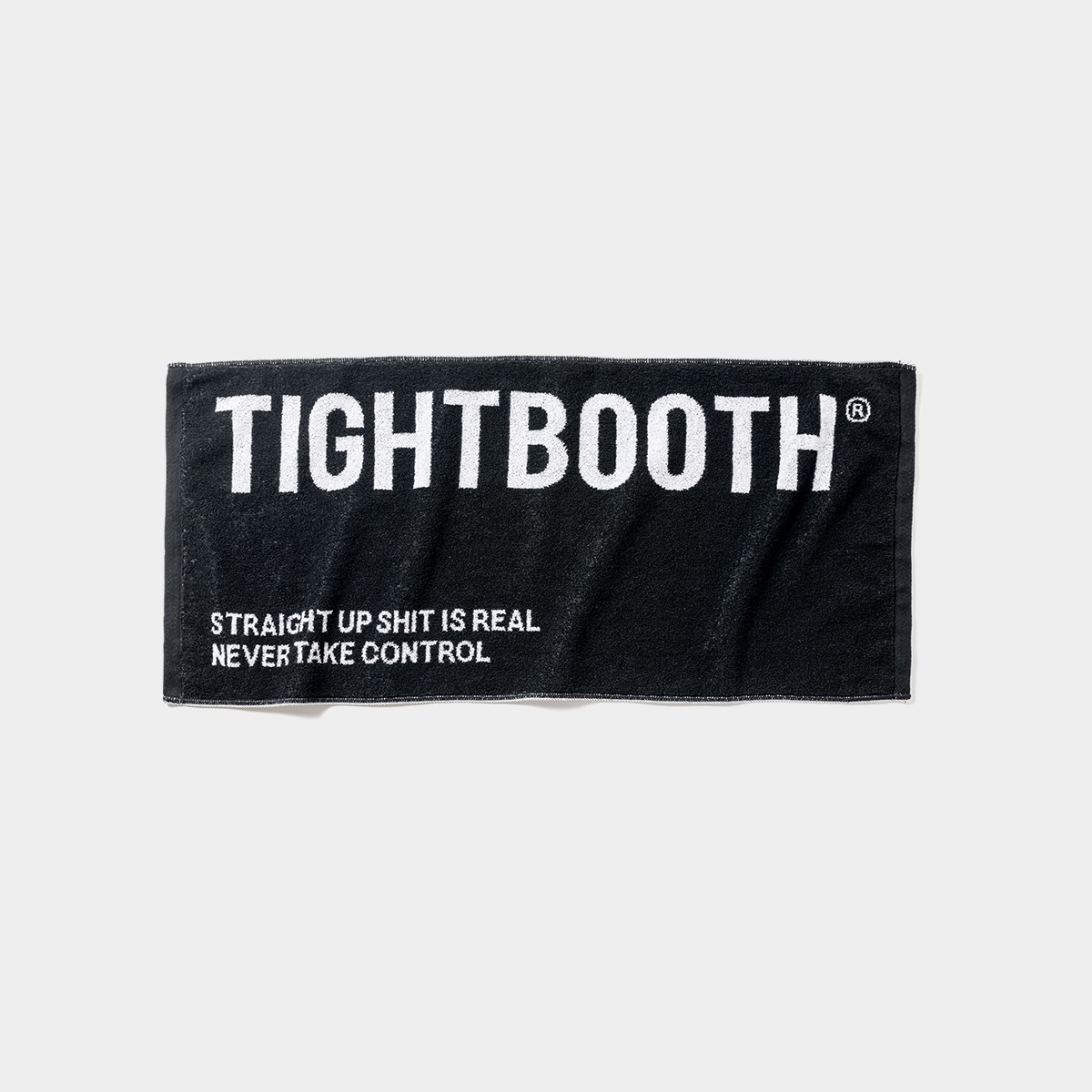 画像: TIGHTBOOTH/LOGO FACE TOWEL（Black）［フェイスタオル-23夏］