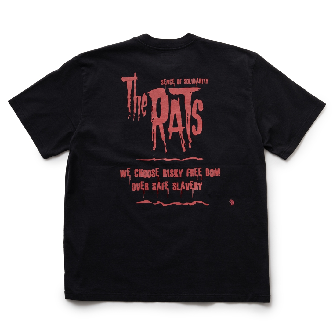 画像: RATS/The RATS TEE（BLACK/RED）［プリントT-23春夏］