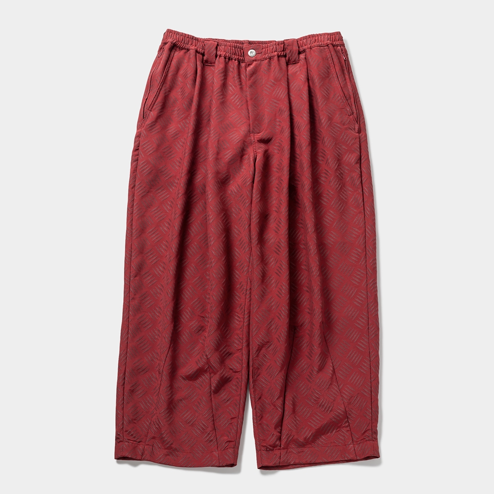 画像: TIGHTBOOTH/CHECKER PLATE BAGGY SLACKS（Red） 【40%OFF】［チェッカープレートバギースラックス-23春夏］