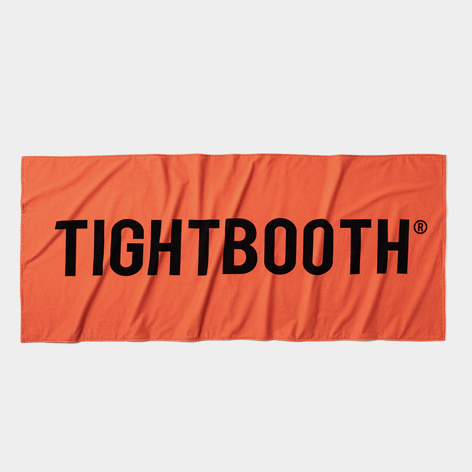 画像: TIGHTBOOTH/LOGO BEACH TOWEL（Orange）［ビーチタオル-23夏］