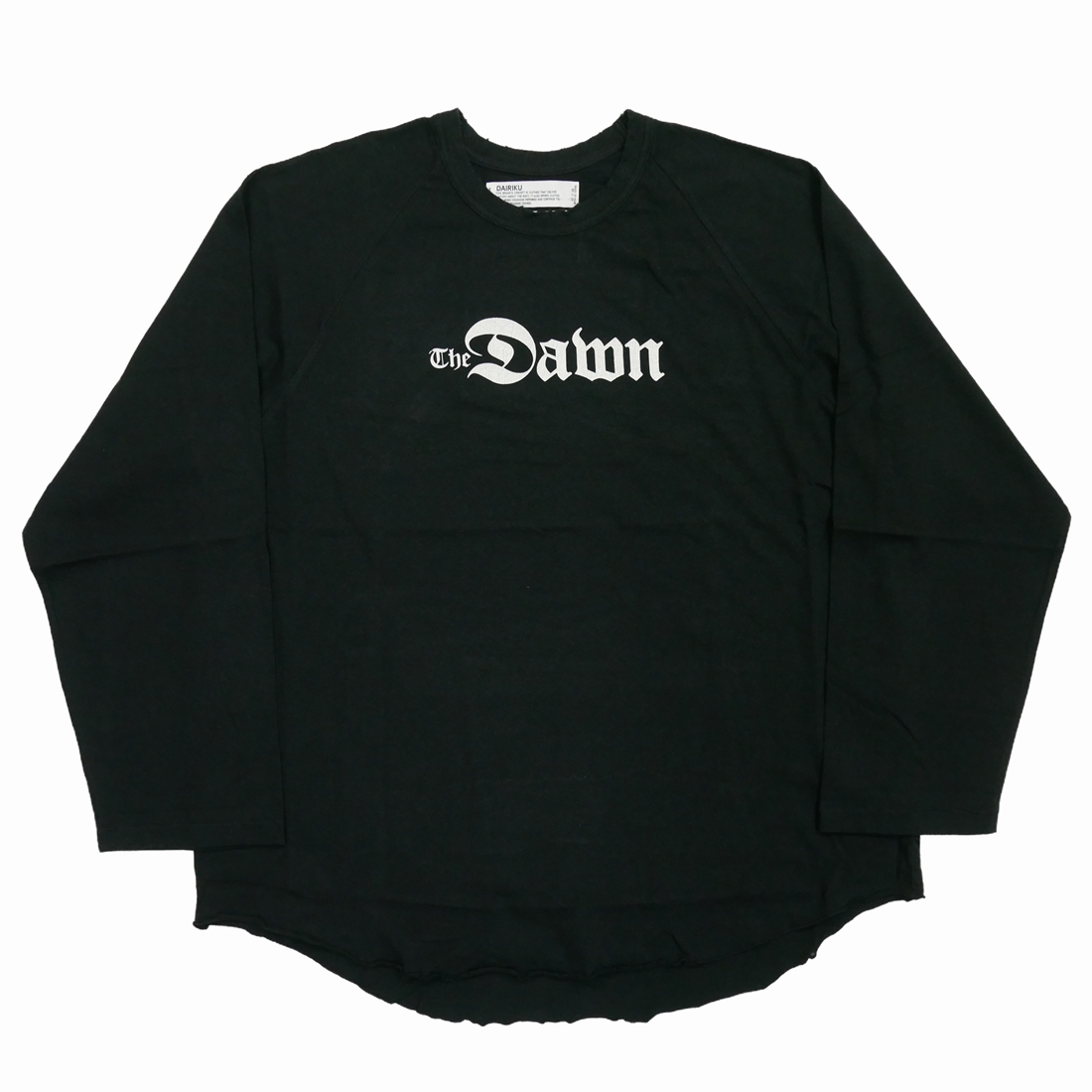 画像: DAIRIKU/"The Dawn" Big Raglan Tour Tee（Black）［ビッグラグランツアーT-23秋冬］