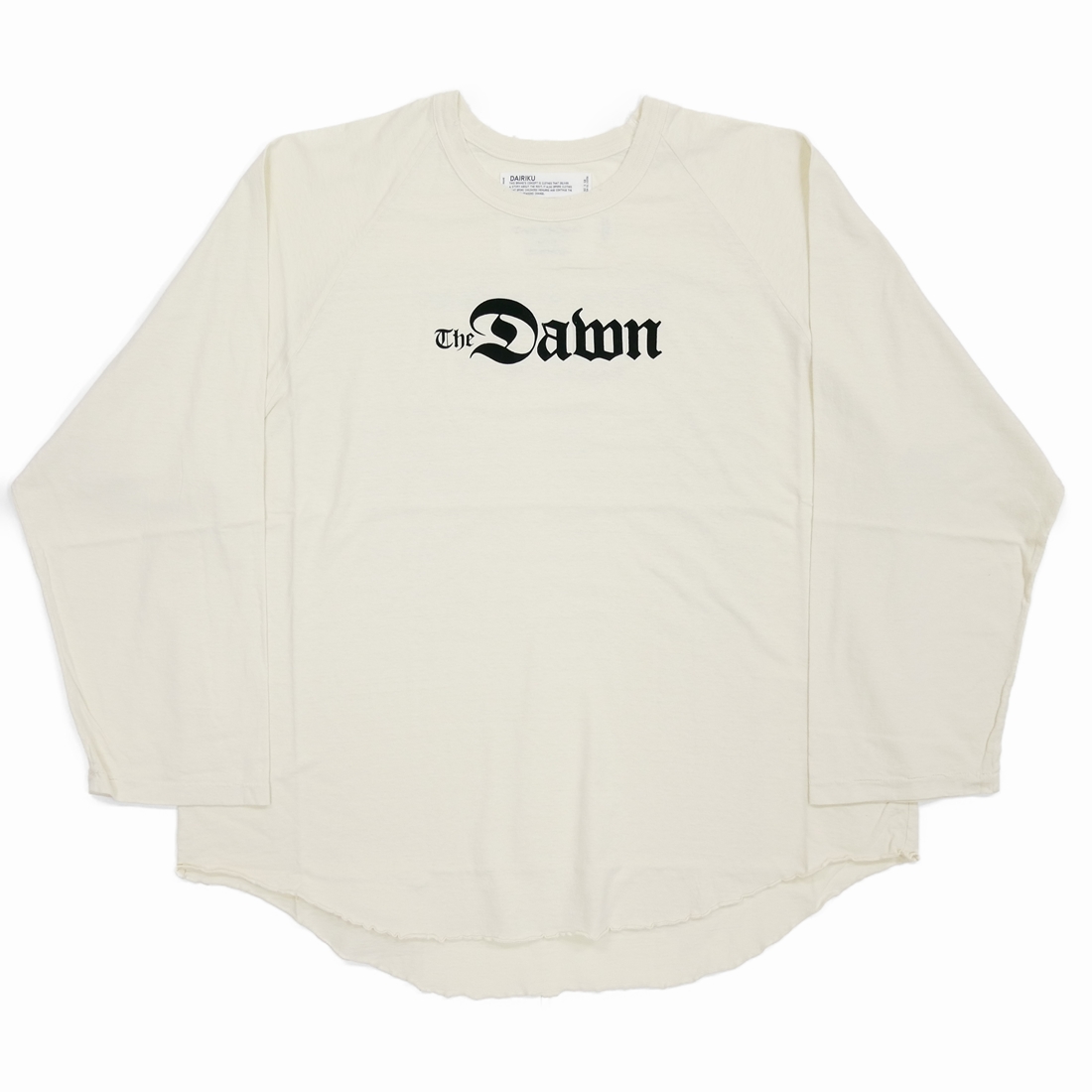 画像: DAIRIKU/"The Dawn" Big Raglan Tour Tee（White）［ビッグラグランツアーT-23秋冬］