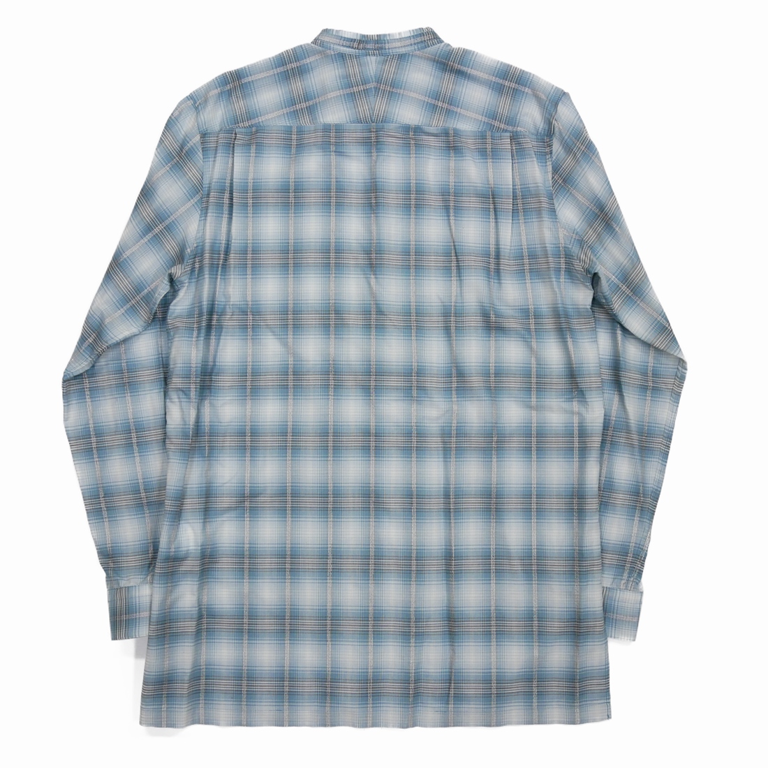 画像: DAIRIKU/Ribbon Tie Check Shirt（Aqua） 【30%OFF】［リボンタイチェックシャツ-23秋冬］