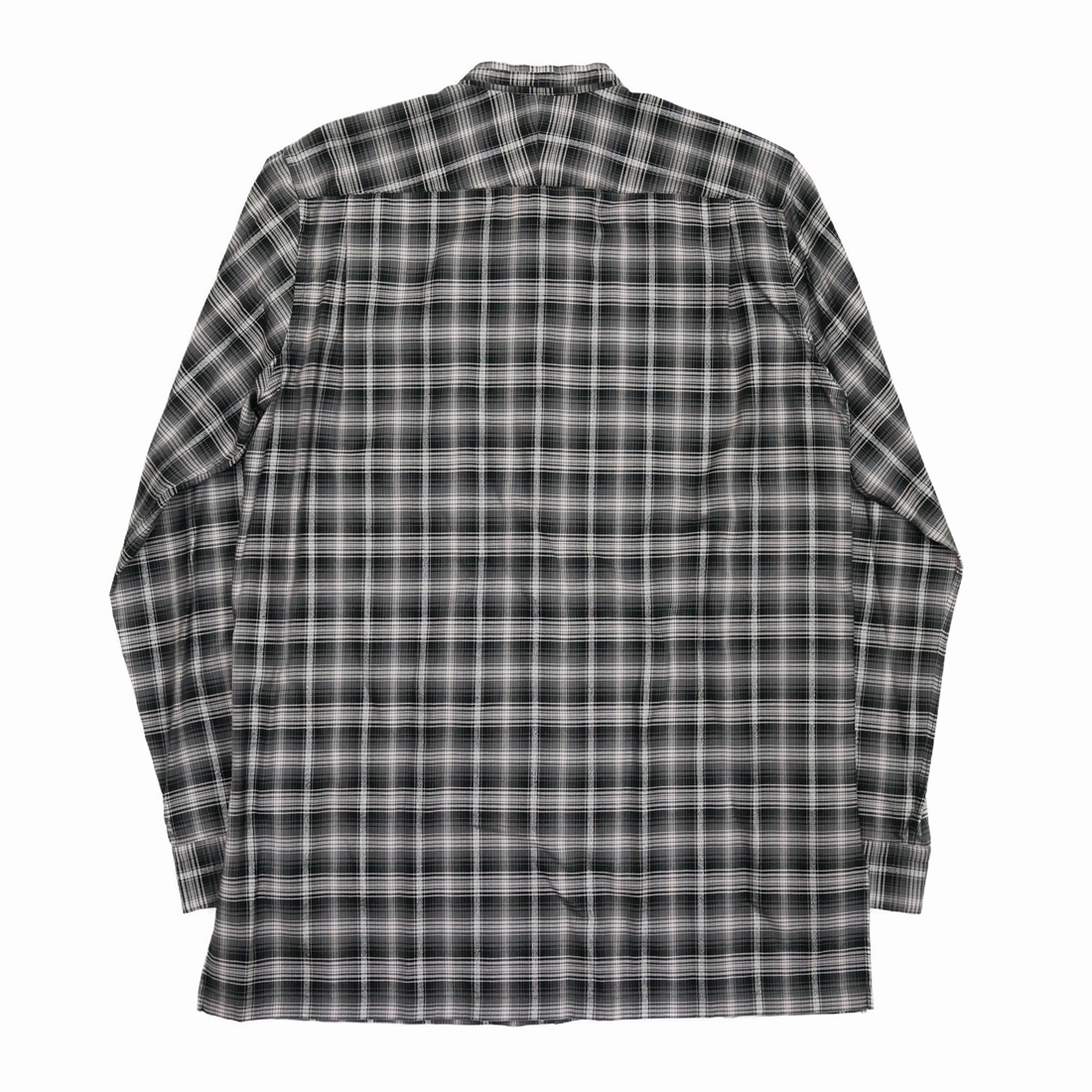 DAIRIKU/Ribbon Tie Check Shirt（Black）［リボンタイチェックシャツ 