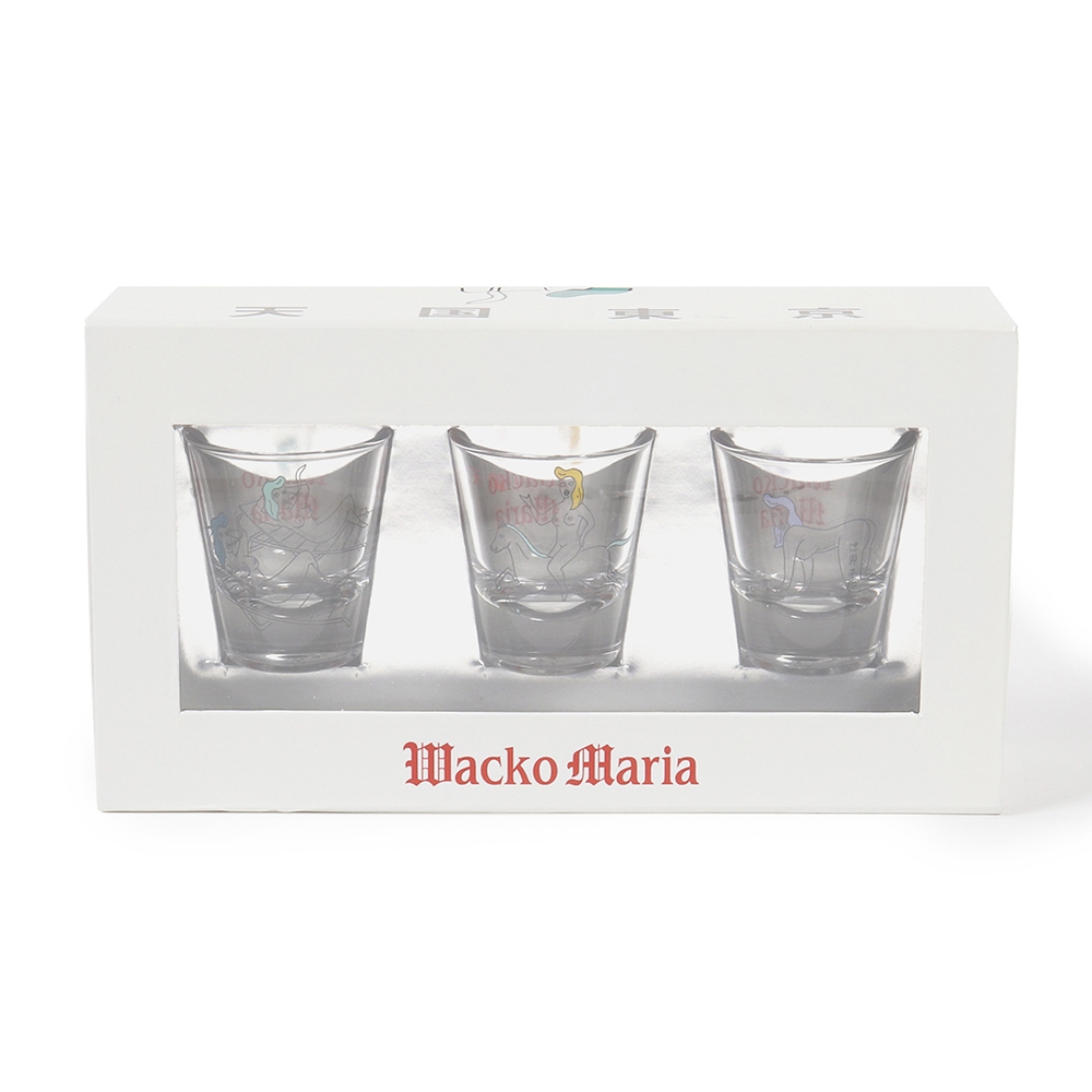 画像: WACKO MARIA/SHOT GLASS（CLEAR）［ショットグラス3個セット-23春夏］